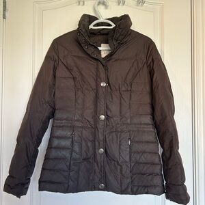 Esprit Brown Quilted Puffer Jacket